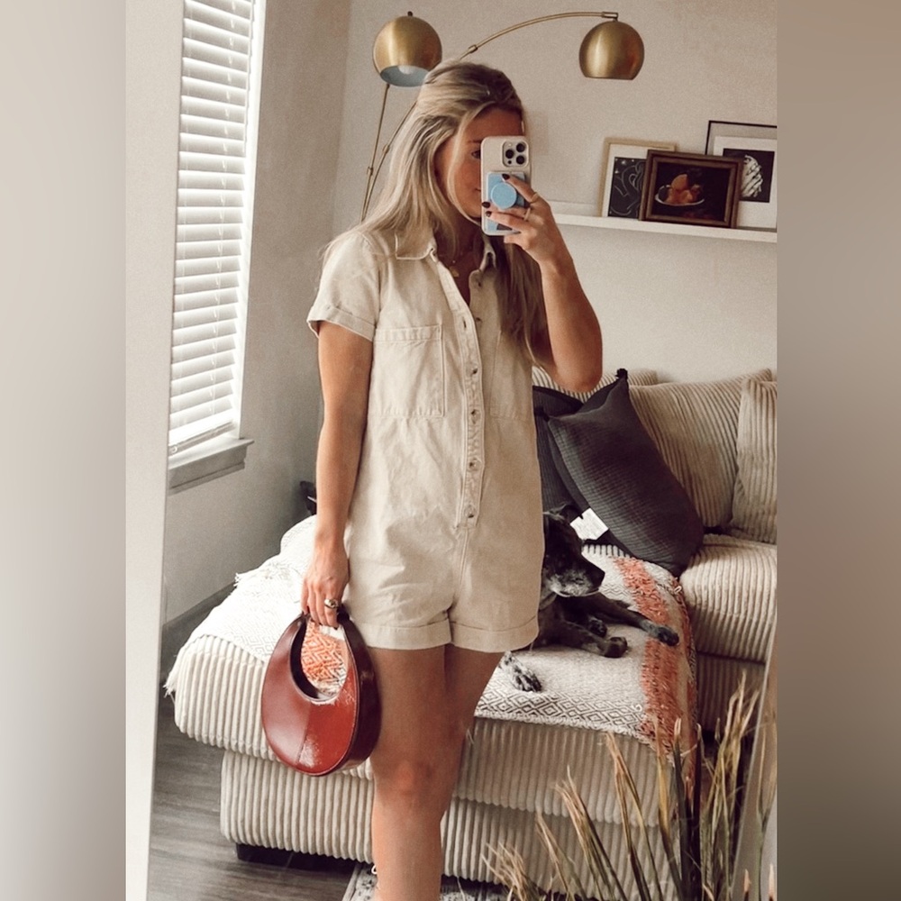 Show Me Your Mumu Utility Romper